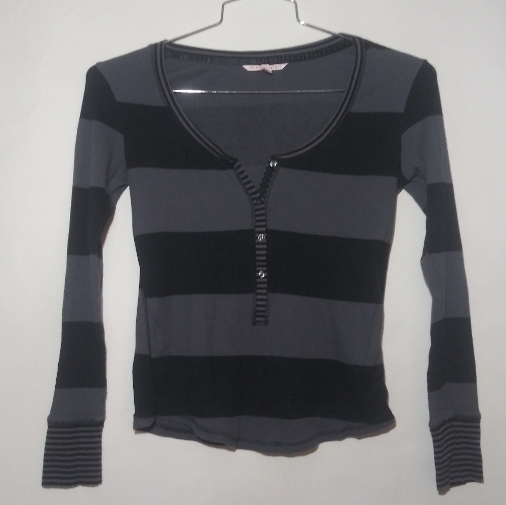 Victorias Secret Striped thermal NWOT